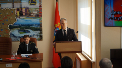 Заместитель Министра юстиции Республики Беларусь С.А.Калиновский 15 марта 2022 года провел встречу с трудовым коллективом главного управления юстиции Минского областного исполнительного комитета