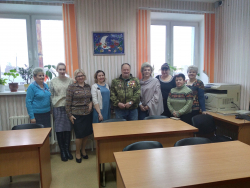 Чествование война-интернационалиста сотрудниками ЗГА в г. Борисове