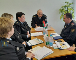 Прошло отчетное собрание отделов принудительного исполнения Любанского, Слуцкого и Стародорожского районов по итогам работы в 2022 году