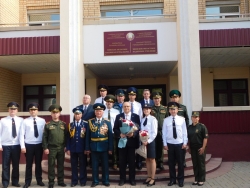 Первый заместитель начальника главного управления юстиции Минского облисполкома Сергей Викторович Борозна посетил ГУО «Минское областное кадетское училище»