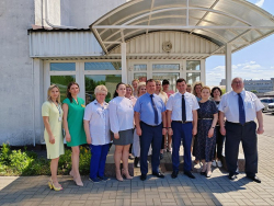 Рабочий визит директора Департамента по архивам и делопроизводству Министерства юстиции Республики Беларусь Олега Воинова в зональный государственный архив в г. Борисове