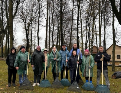 Руководство и сотрудники главного управления юстиции Миноблисполкома приняли участие в республиканском субботнике.